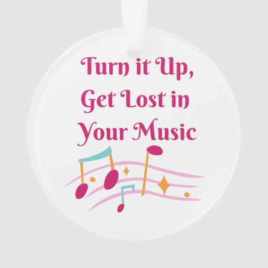 Verlieren Sie Ihre Musik an einem Ornament (Rückseite)