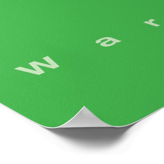 Verlieren Sie kein Geld Poster (Ecke)