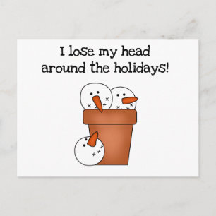 Verlieren Sie meine Holiday Tshirts und Geschenke Feiertagspostkarte