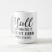 Verlieren Sie meine SinnesTasse Kaffeetasse (Vorderseite Links)