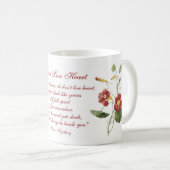Verlieren Sie nicht Herz-Tasse Kaffeetasse (VorderseiteRechts)