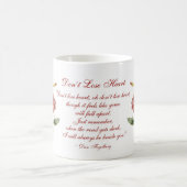Verlieren Sie nicht Herz-Tasse Kaffeetasse (Mittel)