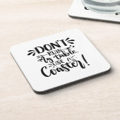 Verlieren Sie nicht mein Tischangebot mit Unterset Getränkeuntersetzer (Linke Seite)