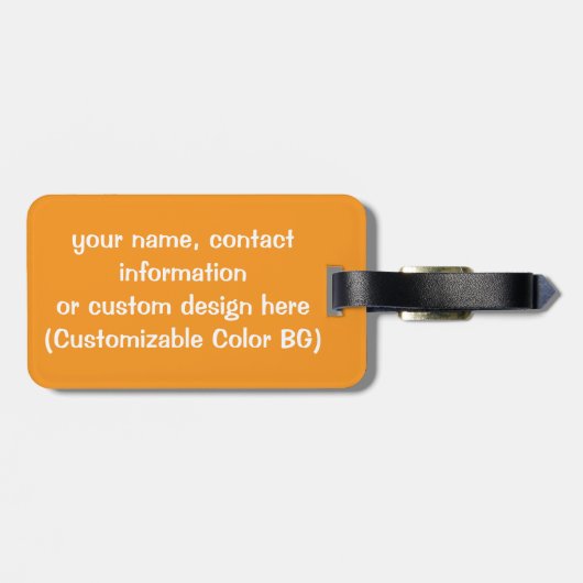 Verlieren Sie nie Ihren Beutel - Gepäckanhänger na (Rückseite horizontal)