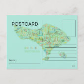 Verlieren Sie sich auf Bali: Eine lustige Karte fü (Rückseite)