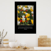 Verlieren Sie sich im Dienste anderer Poster (Küche)