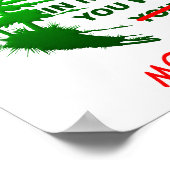 Verlieren Sie sich im Forest Funny Poster (Ecke)