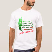 Verlieren Sie sich im Forest Funny Tshirt (Vorderseite)