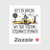 Verlieren Sie sich, wir Rettete HalloweenEigene Aufkleber (Blatt)