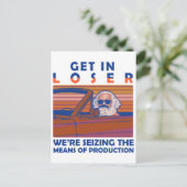 Verlieren wir die Produktionsmittel Postkarte (Stehend Vorderseite)