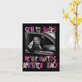 Verlieren wir uns, wir nehmen Amerika 2024 zurück Karte (Gelbe Blume)