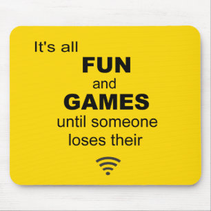 Verlierende WiFi-Internet-Mäusematte - helles Gel Mousepad