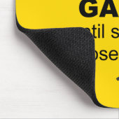 Verlierende WiFi-Internet-Mäusematte - helles Gelb Mousepad (Ecke)