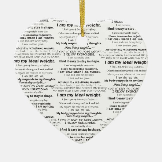 Verlierender Gewichts-Hintergrund Keramikornament (Vorne)