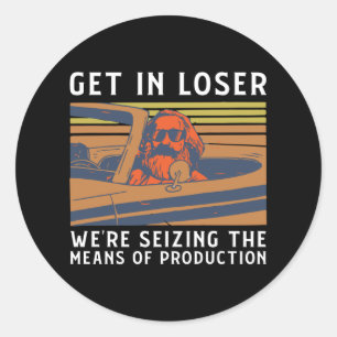 Verlierer die Produktion nutzen Runder Aufkleber