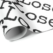 Verlierer-Druck Geschenkpapier (Rolleneckpunkt)