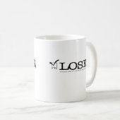 VERLIERER - Kaffee-Tasse Kaffeetasse (VorderseiteRechts)