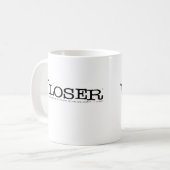 VERLIERER - Kaffee-Tasse Kaffeetasse (Vorderseite Links)