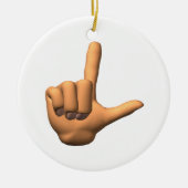 Verlierer Keramik Ornament (Vorne)