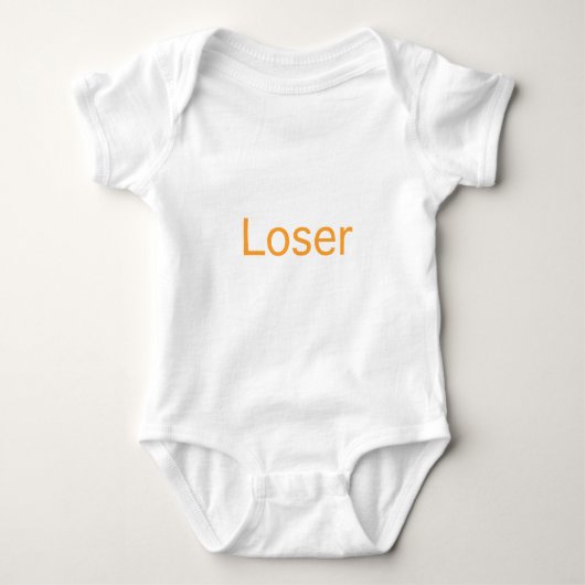 Verlierer-Kleid Baby Strampler (Vorderseite)