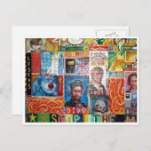 Verlierer Kunst Postkarte (Vorne/Hinten)