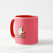 Verlierer-Tasse Tasse (Vorderseite Links)