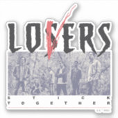 Verlierer zusammenhalten aufkleber (Vorderseite)