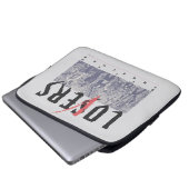 Verlierer zusammenhalten laptopschutzhülle (Vorne Knopf)