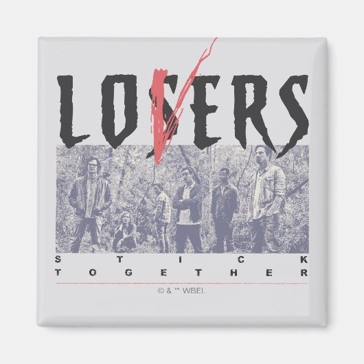 Verlierer zusammenhalten magnet (Vorne)