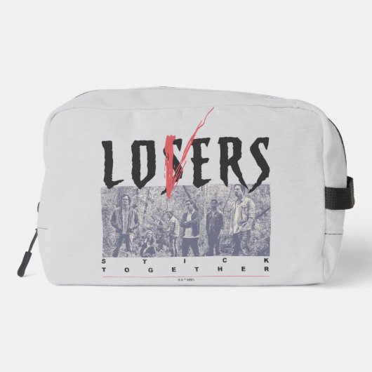 Verlierer zusammenhalten waschbeutel (Rückseite)