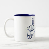 Verlierer Zweifarbige Tasse (Links)