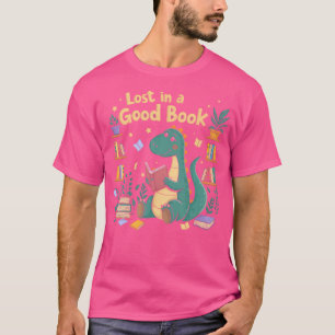 Verliert in einem guten Buch Dino Reader Niedlich T-Shirt