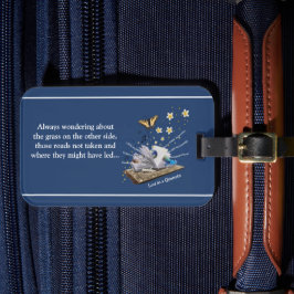 Verliert in einem Quatrain von Adiela Akoo Gepäckt Gepäckanhänger