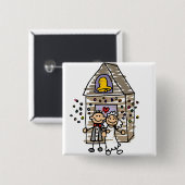 Verließ der Braut- und Bauernkirche Button (Vorne & Hinten)