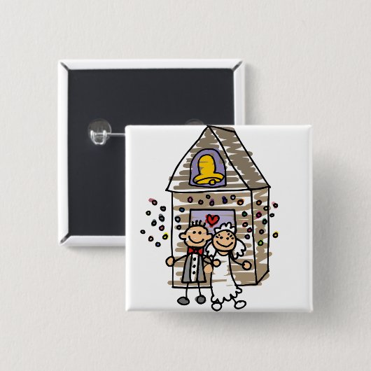 Verließ der Braut- und Bauernkirche Button (Vorne & Hinten)