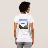 Verließ meinen Herz-Calgary-StadtSkyline Alberta T-Shirt (Schwarz voll)
