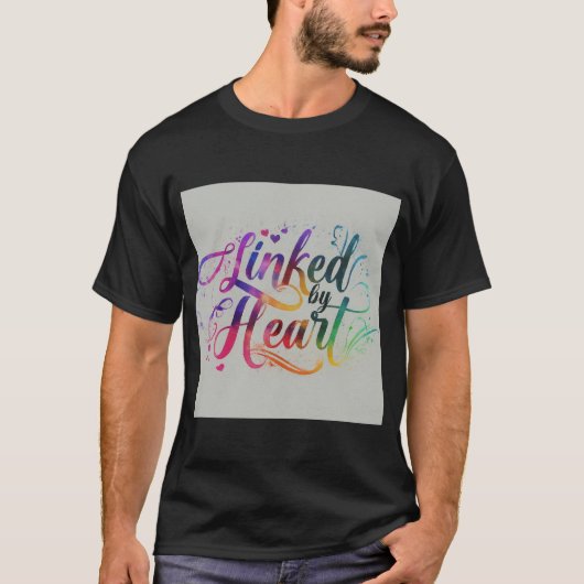 Verlinkt durch Herz-T - Shirt-Design T-Shirt (Vorderseite)