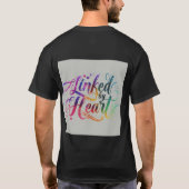 Verlinkt durch Herz-T - Shirt-Design T-Shirt (Rückseite)