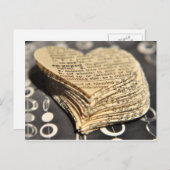 Verlobt Ankündigungspostkarte (Vorne/Hinten)