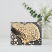 Verlobt Ankündigungspostkarte (Stehend Vorderseite)