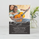 VERLOBT! | EINLADUNG DER ENGAGEMENTPARTEI (Stehend Vorderseite)