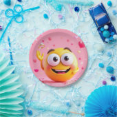 Verlobt Emoji Pappteller (Party)