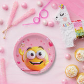 Verlobt Emoji Pappteller (Party)