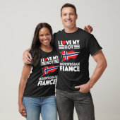 Verlobt für Norwegen Mann Frau ich Liebe mein heiß T-Shirt (Unisex)