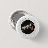 Verlobt Glam Button (Vorne & Hinten)