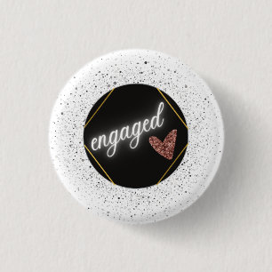 Verlobt Glam Button