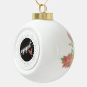 Verlobt Glam Keramik Kugel-Ornament (Rechts)