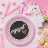 Verlobt Glam Pastel Pappteller (Party)