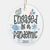 Verlobt in einer Pandemie 2020 Verlobung Ornament (Links)