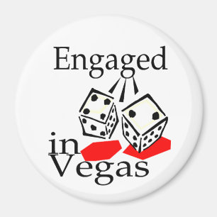 Verlobt in Vegas Magnet